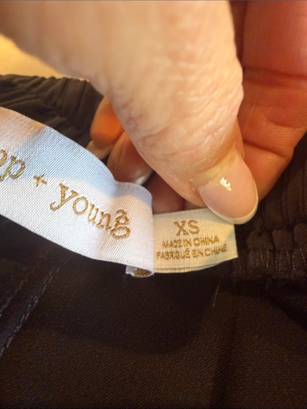 bishop + young Black Wide Leg Cargo Jumpsuit Pants - Picture 3 of 12